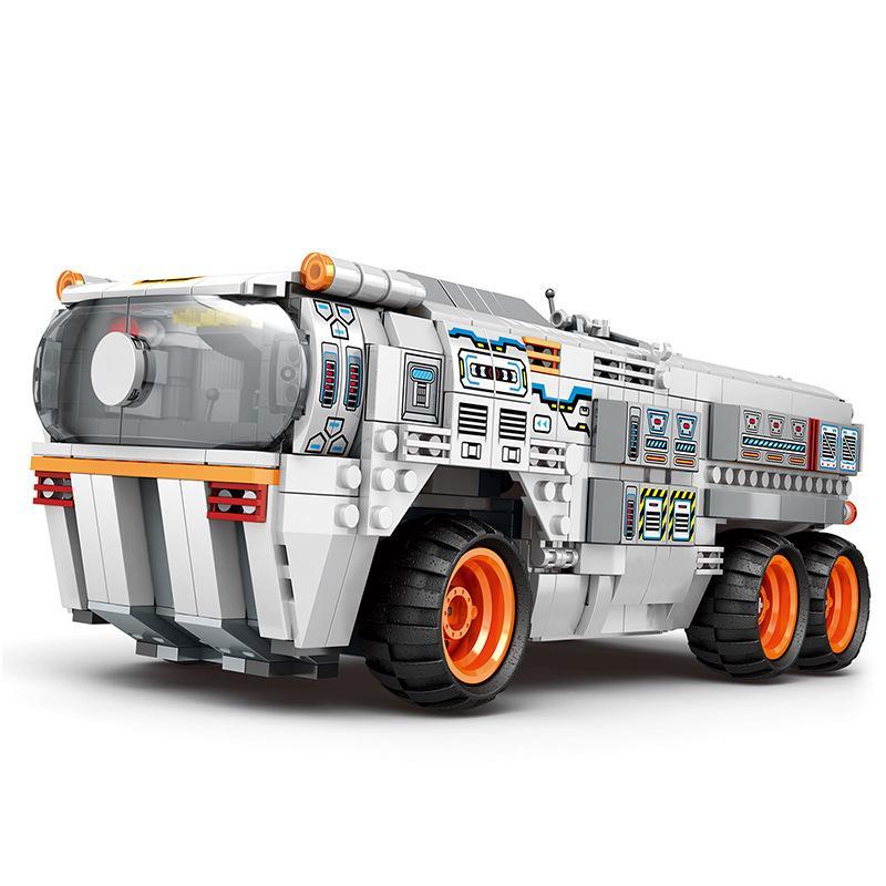 Bộ lắp ráp Xe Vận Chuyển Phi Hành Đoàn Reobrix 99004, đồ chơi mô hình xe không gian cho con trai 14 tuổi, chất lượng cao