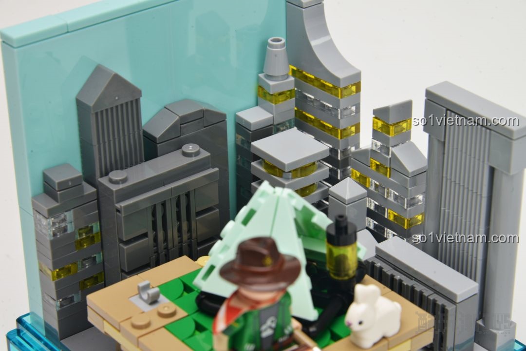 Mô hình AREA-X AX0081 City Park hoàn chỉnh, sẵn sàng để trưng bày và mang lại cảm giác bình yên.