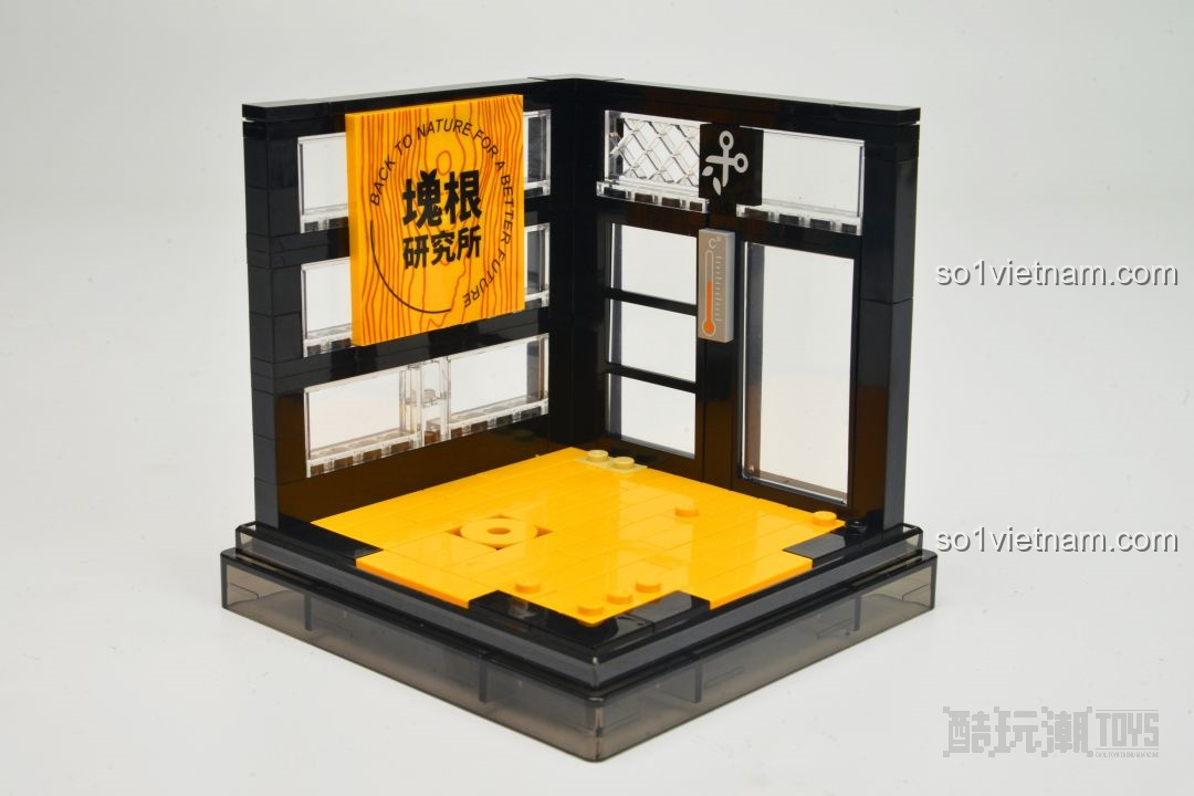 Cận cảnh các mảnh ghép cây cảnh nhỏ xinh, đa dạng hình dáng trong mô hình AREA-X AX0082 Caudex House.