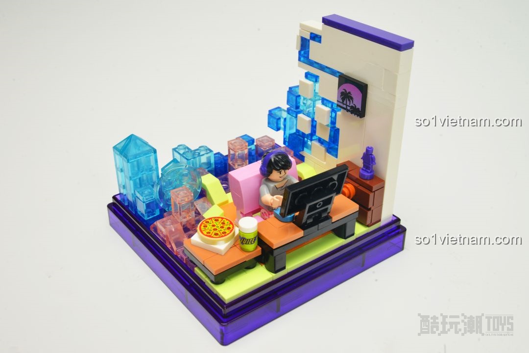 Hai set Caudex House và Games World của mô hình AREA-X AX0080 X-BOX cũng 