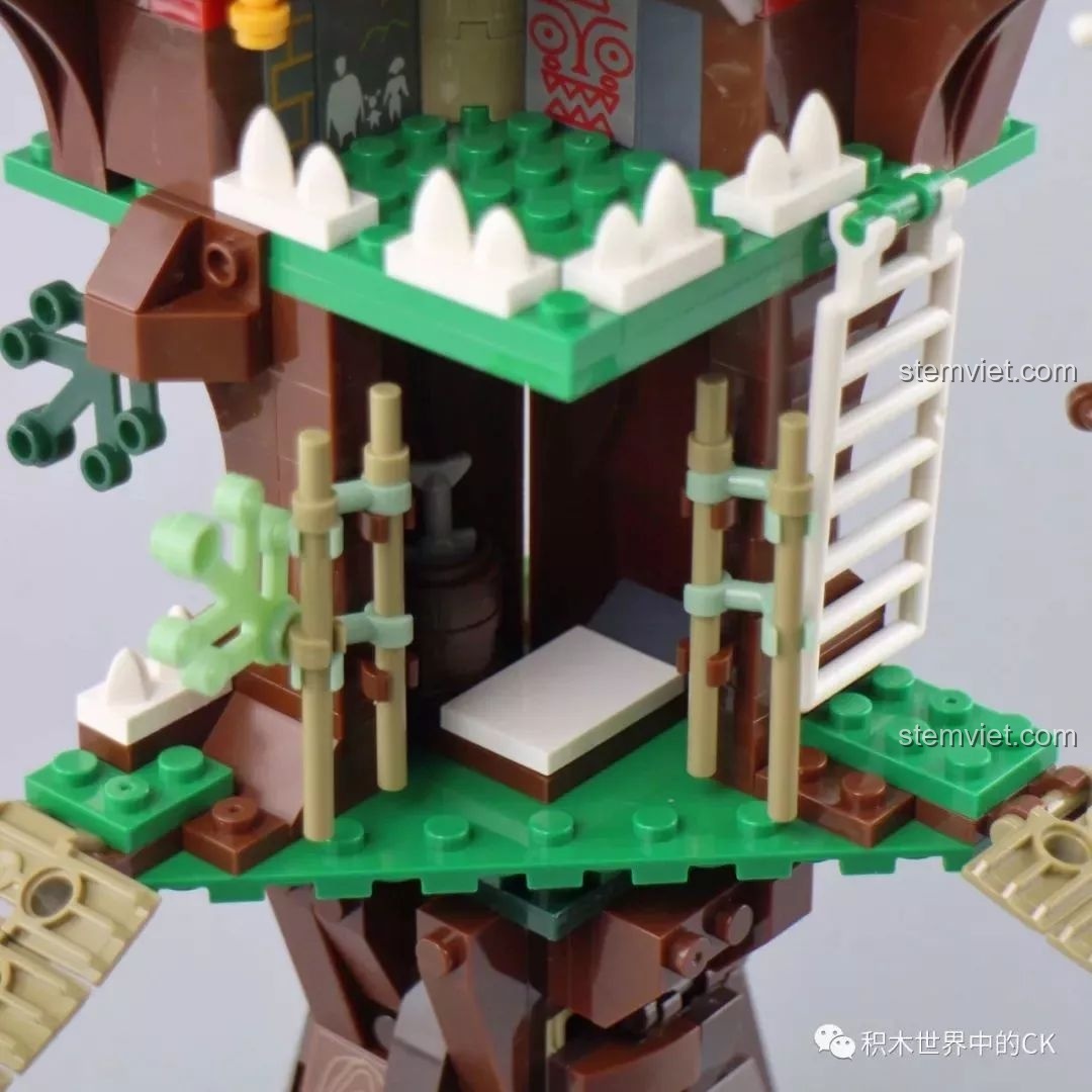 Toàn bộ mô hình hoàn chỉnh của bộ lắp ráp Winner 8053 Bộ Lạc Khủng Long Chiến Long Kỷ Jura cùng các minifigure và khủng long.