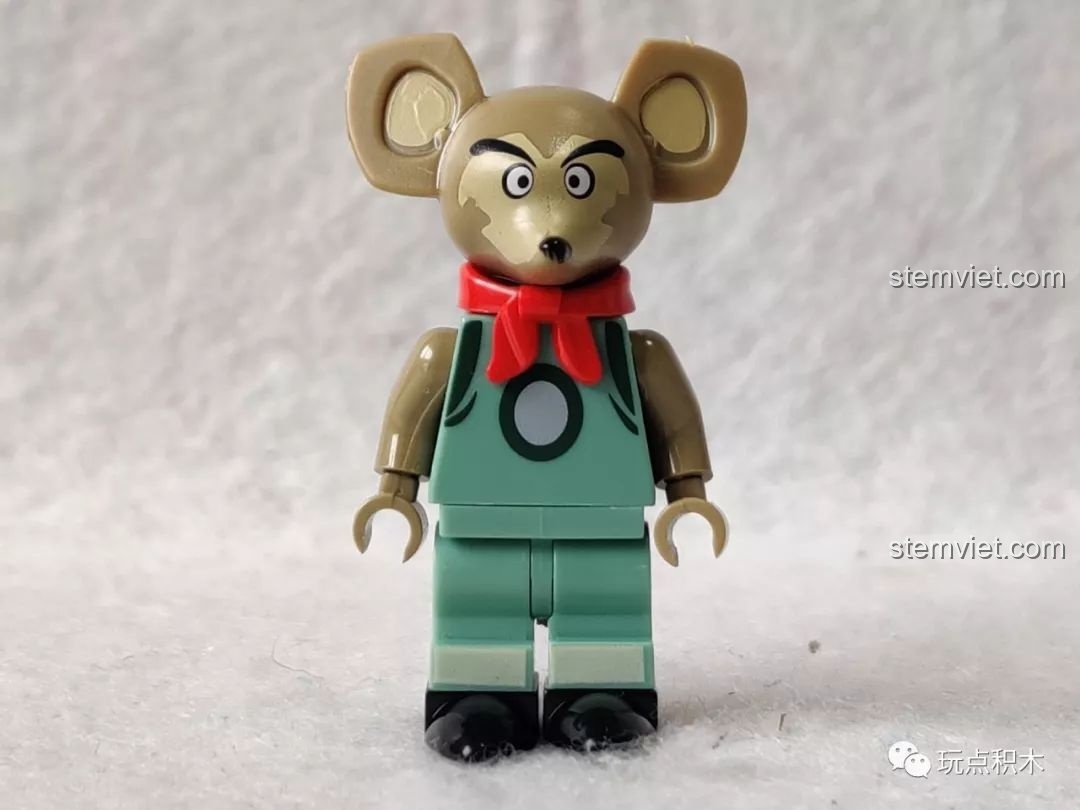 Bộ lắp ráp Lạc Vào Lưới Địch 2503 của Hồ Lô Huynh Đệ Enlighten đã hoàn thành, với dây bầu hồ lô và xe đẩy.