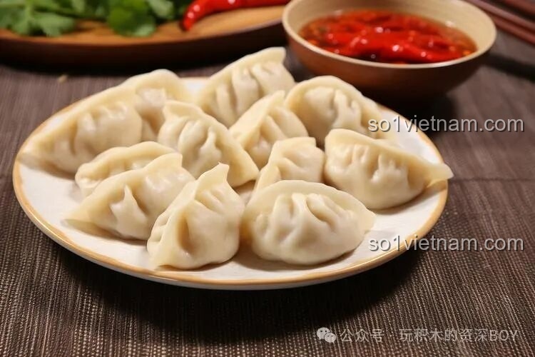 Thành phẩm bộ lắp ráp Tiệm Bánh Bao Hương Cảng với đĩa bánh bao hấp dẫn