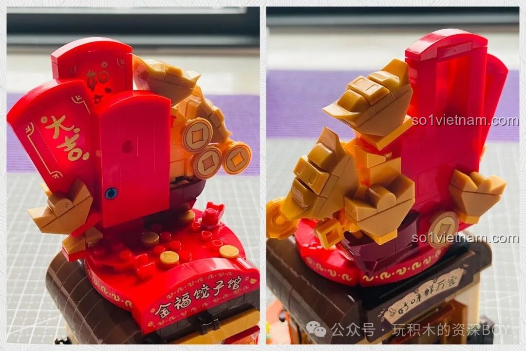 Tiến trình lắp ráp bộ Tiệm Bánh Bao Hương Cảng