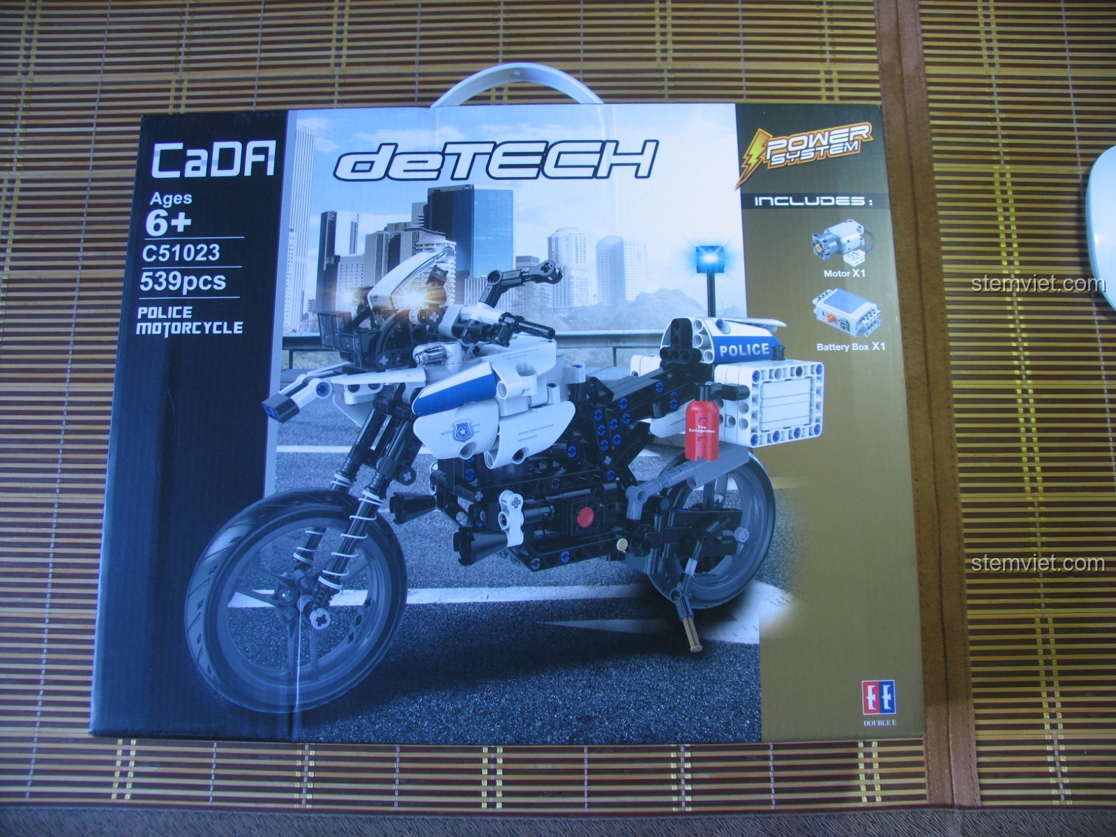 Hộp sản phẩm mô tô cảnh sát CaDA C51023