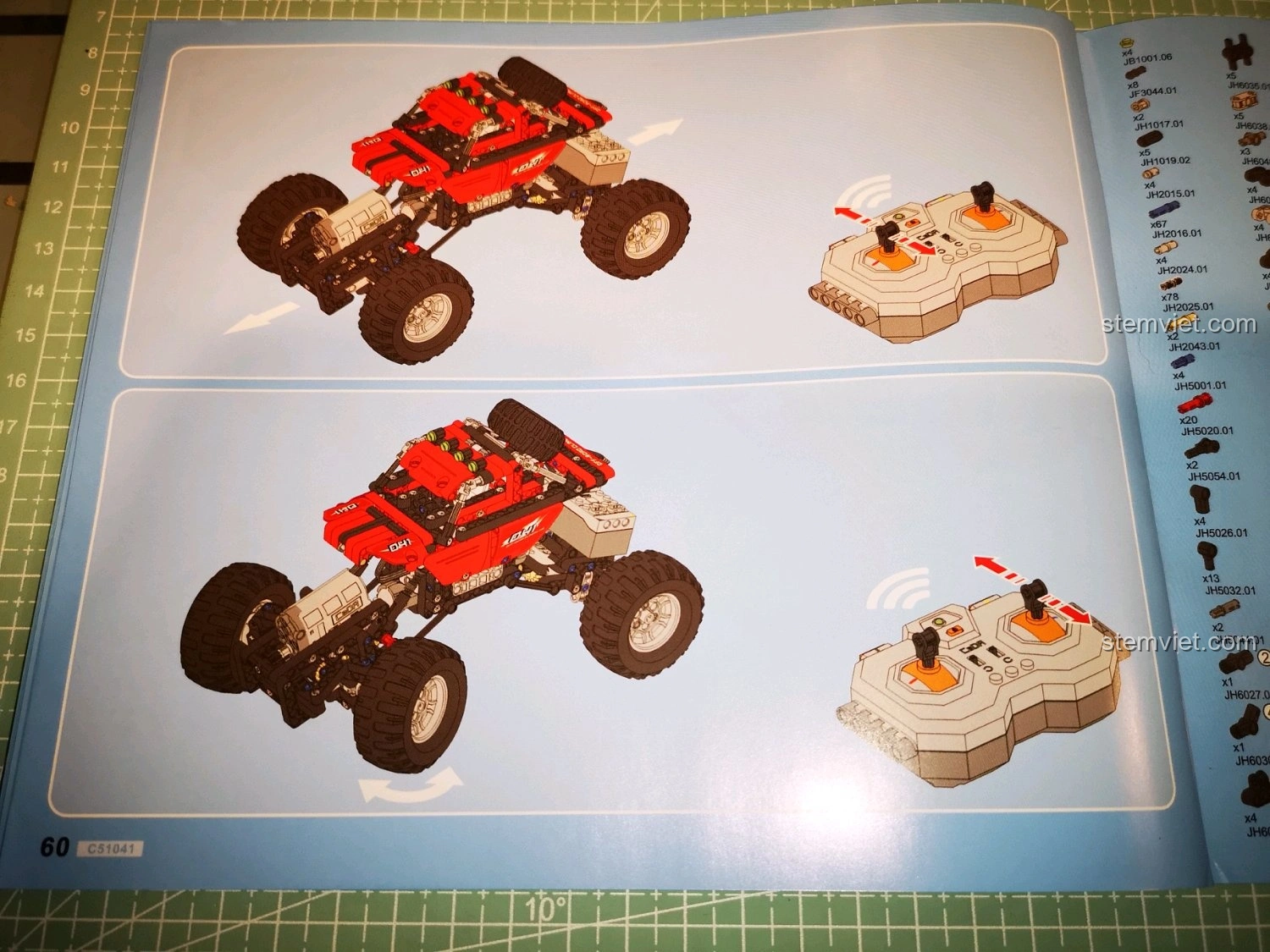 Xe CaDA C51041 với khả năng vặn mình ấn tượng, sẵn sàng vượt mọi địa hình khó khăn.