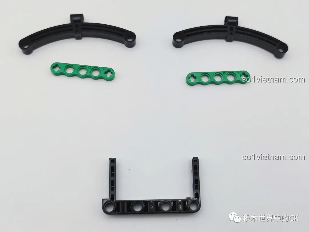 Các chi tiết ban đầu của khung gầm xe chở tên lửa CaDA C56031, thể hiện cấu trúc cơ bản.