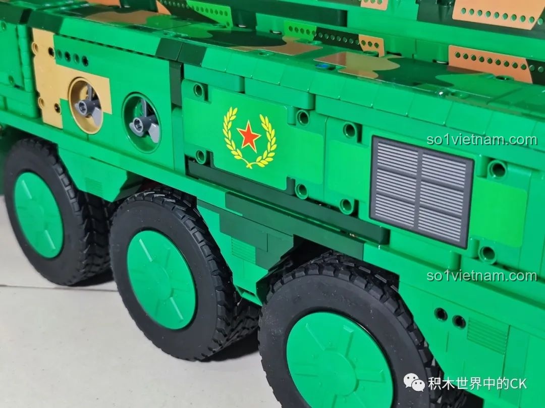 Mô hình tên lửa DF-21D của CaDA C56031 được nâng cao hết cỡ, sẵn sàng cho 