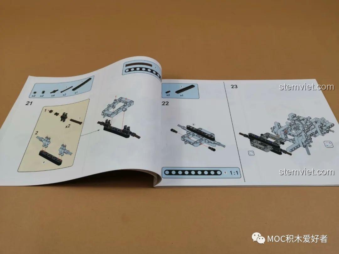 Review COGO 15800B Xe Jeep Địa Hình Bạo Lực Tổng Giám Đốc: Trang hướng dẫn lắp ráp với hình ảnh minh họa rõ ràng, dễ hiểu.