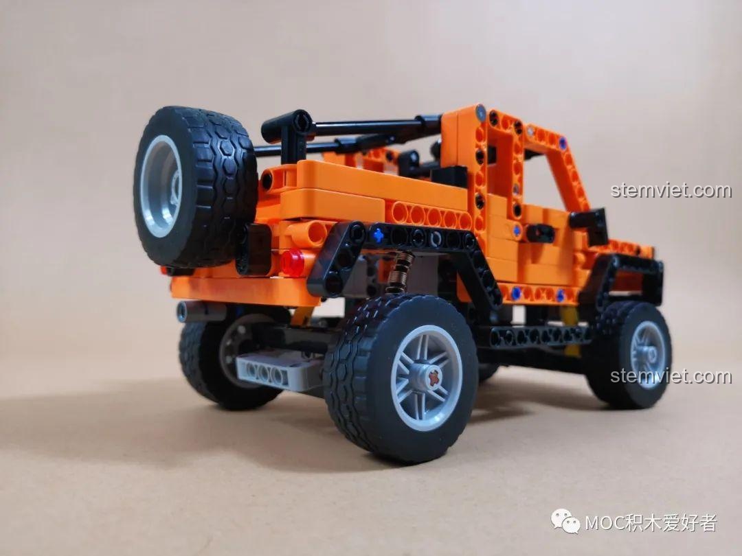 Review COGO 15800B Xe Jeep Địa Hình Bạo Lực Tổng Giám Đốc: Mô hình xe địa hình cam