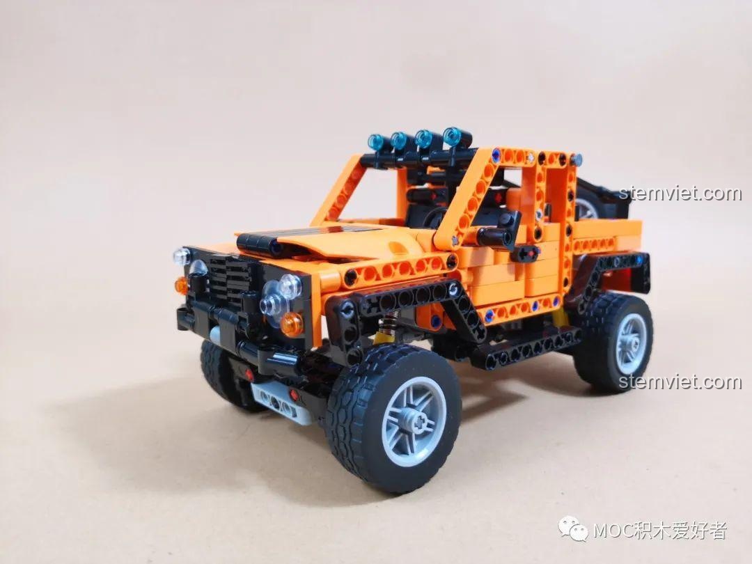 Review COGO 15800B Xe Jeep Địa Hình Bạo Lực Tổng Giám Đốc: Mô hình xe địa hình cam