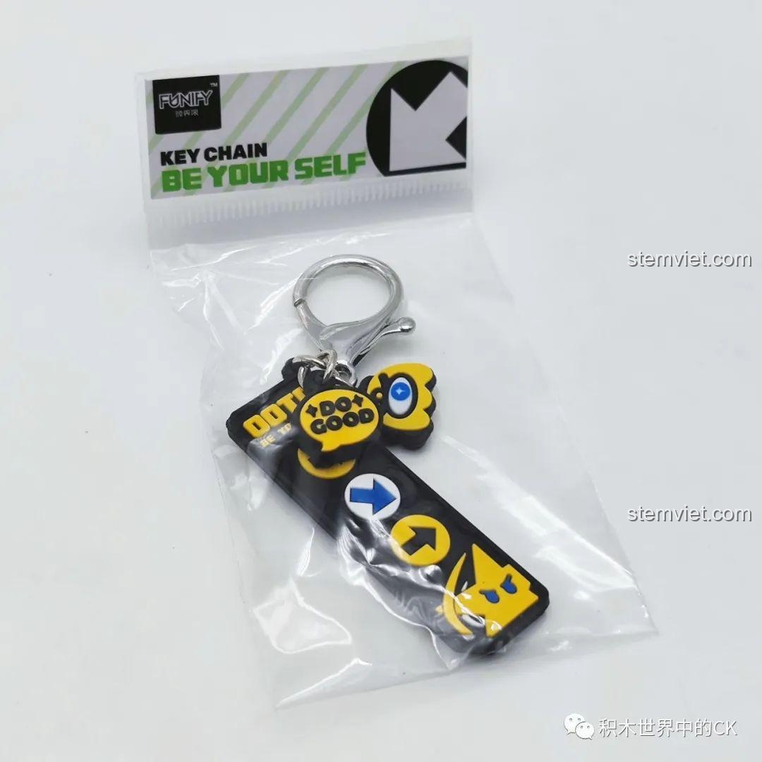 Móc khóa độc đáo đi kèm bộ đồ chơi Funify W9001 Mô hình Gameeey Trượt Ván.