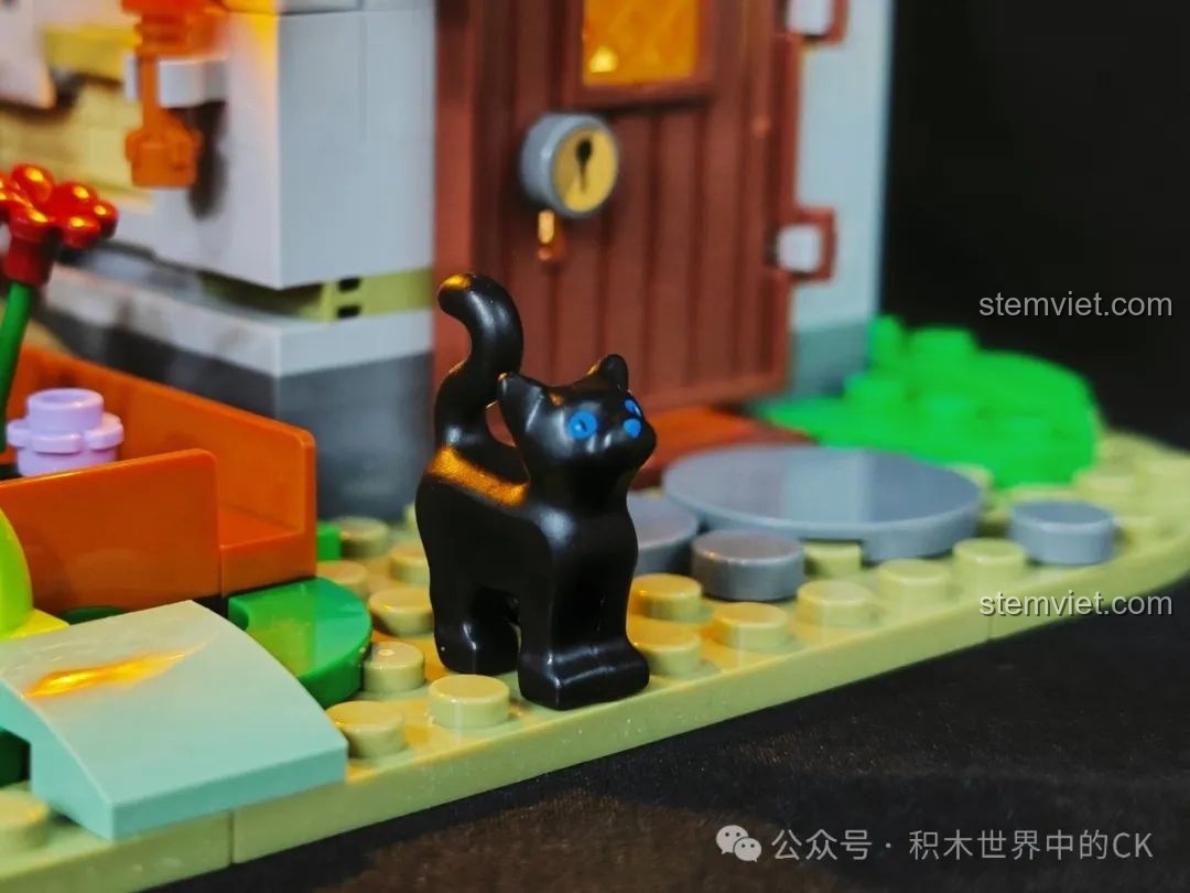 Góc nhìn khác của nội thất tầng trệt bộ FunWhole F9024 Tiệm Thuốc Thời Trung Cổ.