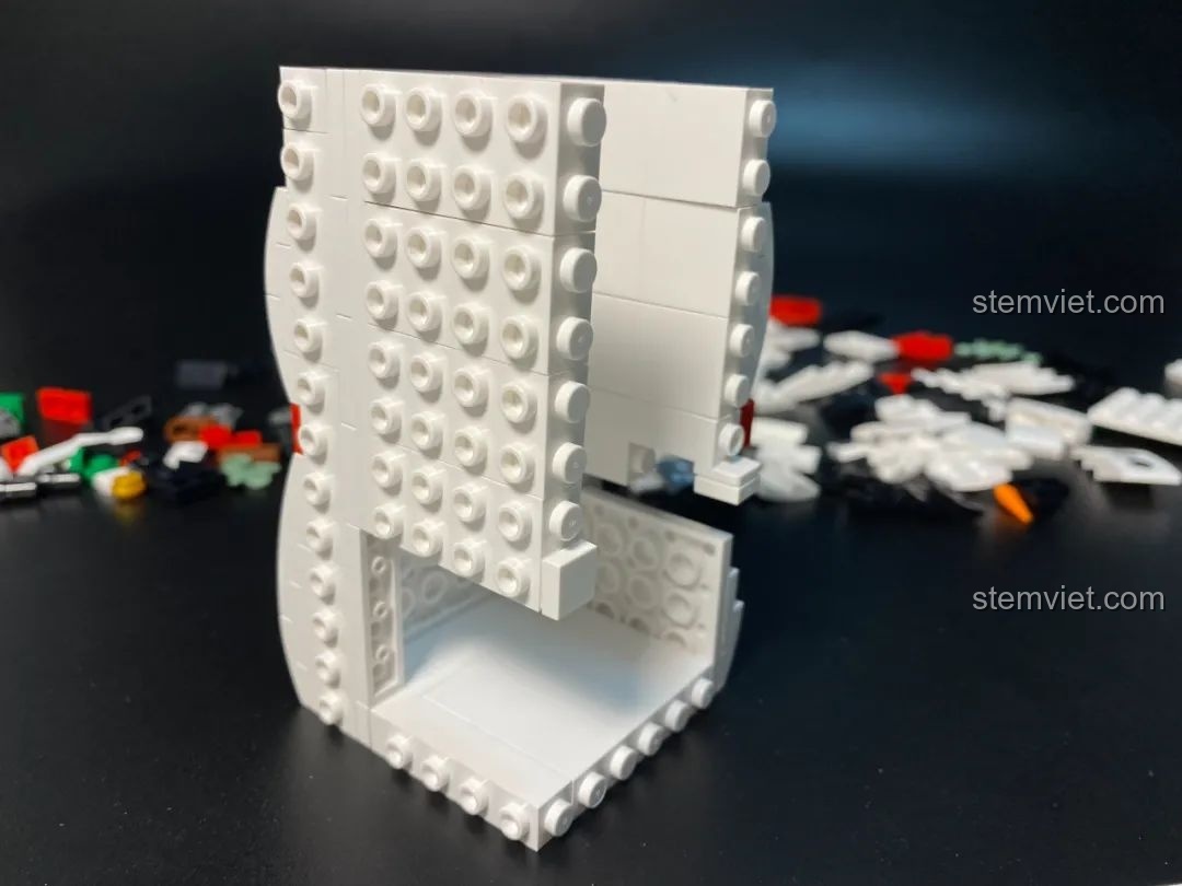 Hộp đồ chơi lắp ráp JAKI JK5118 Vòng Hoa Giáng Sinh Đa Sắc, bộ lớn nhất trong series.