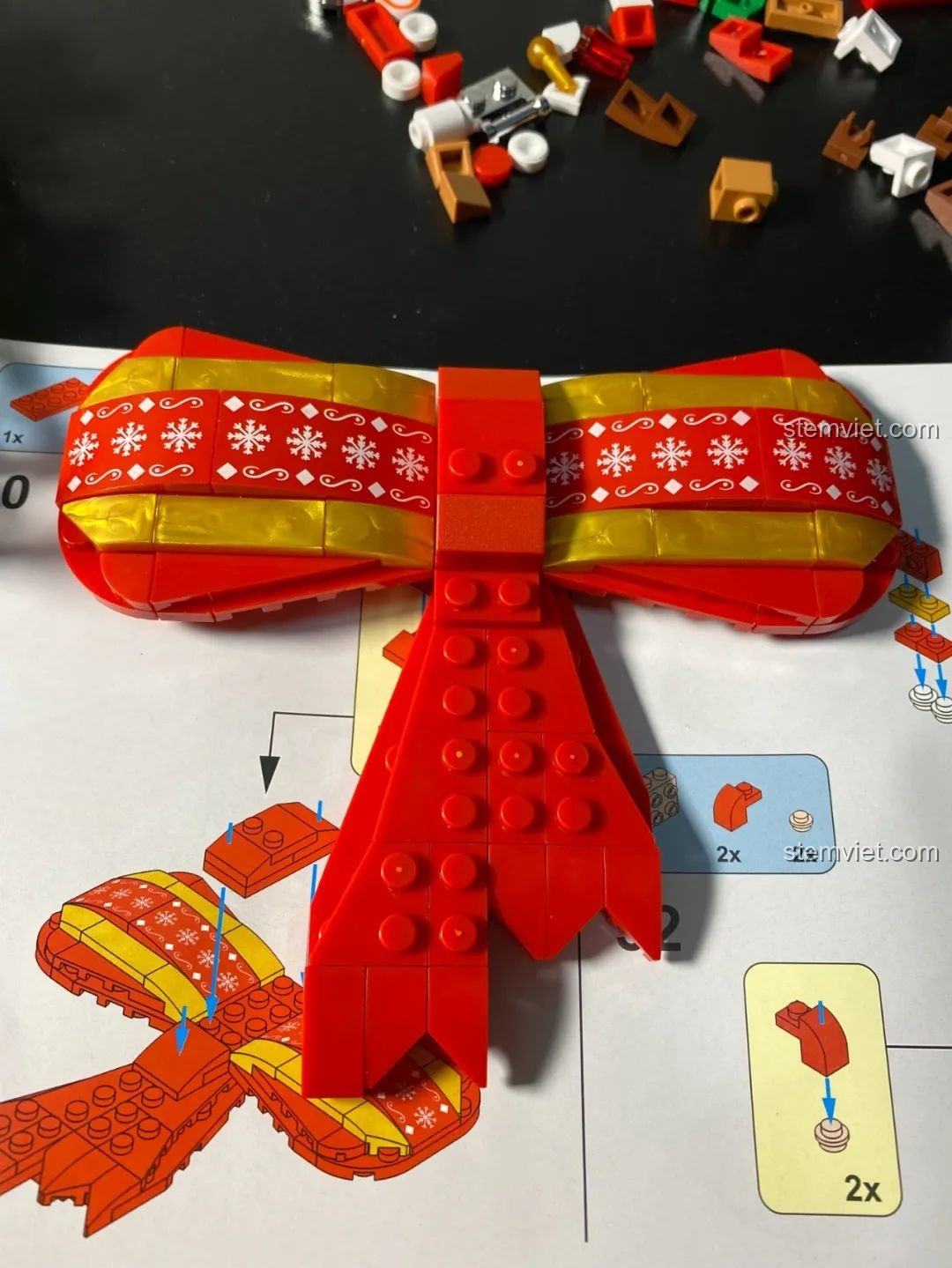 Mô hình đồ chơi lắp ráp JAKI JK5107 Khung Ảnh Giáng Sinh.