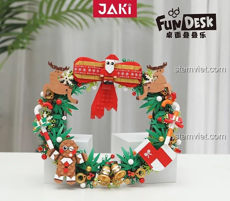 Phản hồi tích cực từ người dùng về đồ chơi lắp ráp JAKI FunDisk Giáng Sinh.