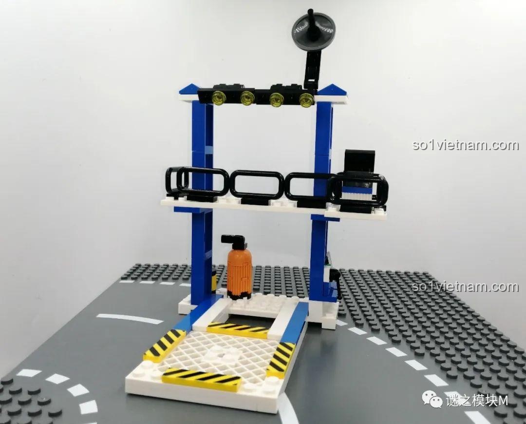 Các mô hình phương tiện Pocari Sweat Blind Box của JIE STAR JS22610 được tháo rời phần chai nước, xếp thành hàng.