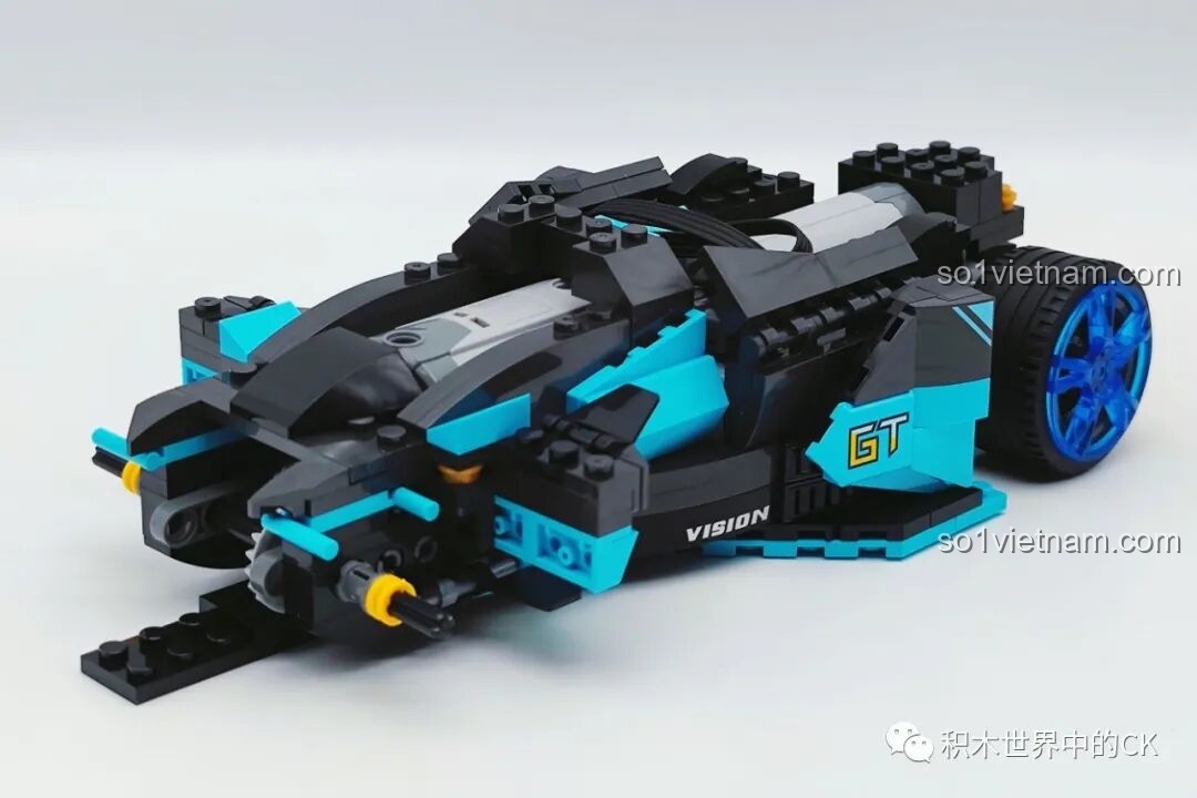 Quá trình lắp ráp JIESTAR 92019 Xe đua Vision GT RC đang dần hoàn thiện phần thân xe.