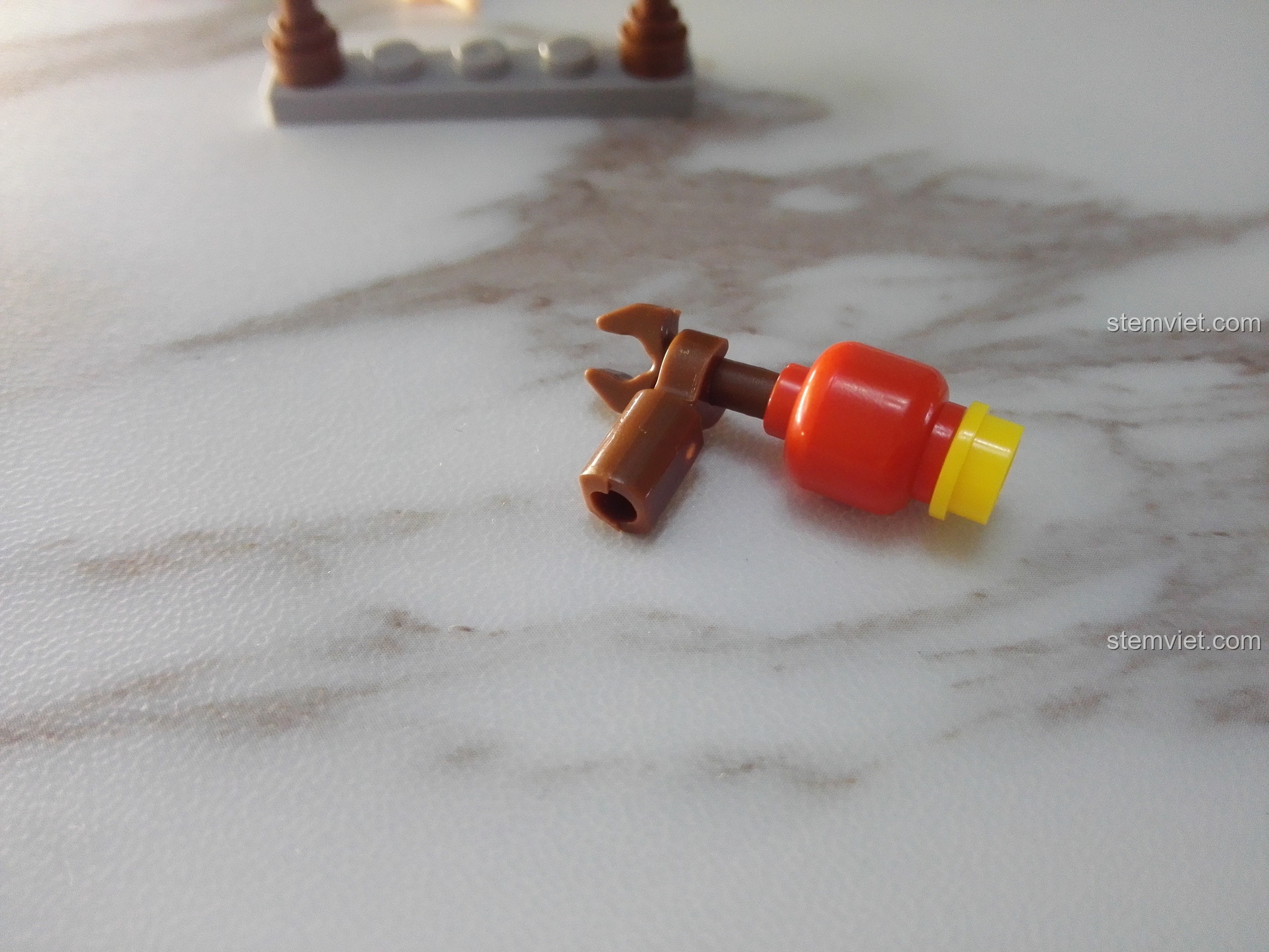 Minifigure Lý Đại Chủy từ bộ lắp ráp KAZI KY5006 Võ Lâm Ngoại Truyện.