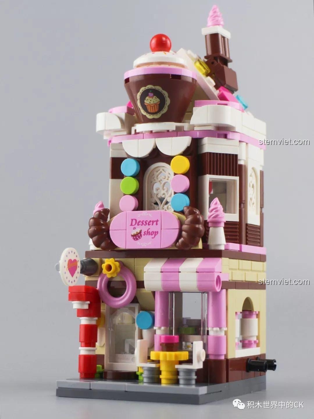 Mô hình lắp ráp Keepplay C0101 Cửa hàng bánh ngọt Honey Sweet Dessert House hoàn chỉnh