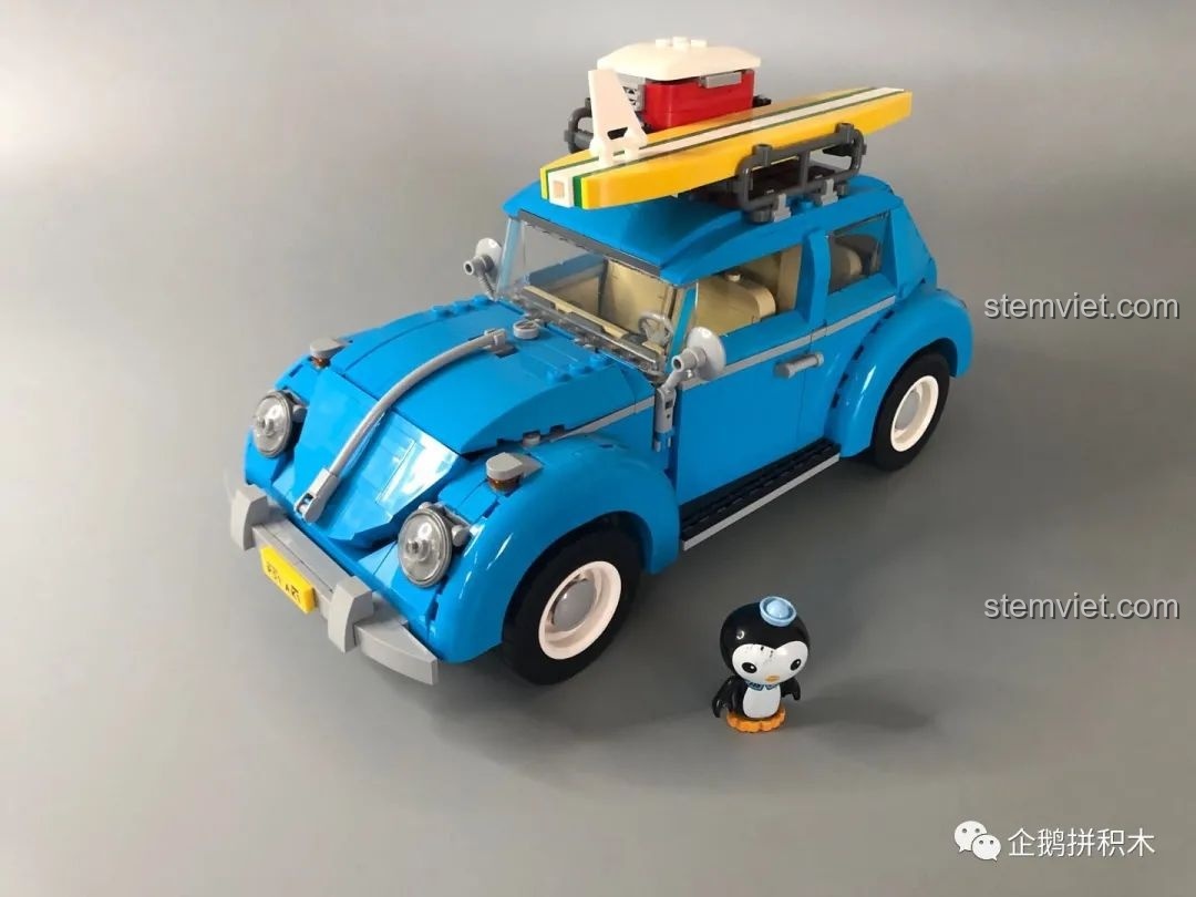 Thành phẩm xe Rolls-Royce Silver Cloud 1964 từ bộ Mould King 10006.