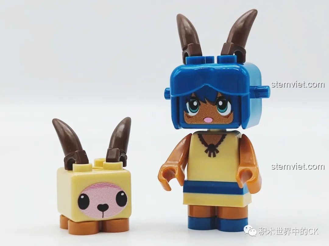 Đánh giá minifigure Ma Kết (Capricorn) và chú dê trong bộ đồ chơi 12 Cung Hoàng Đạo Pixel Planet 8001.