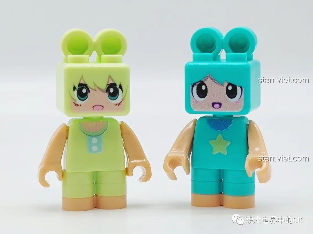 Đánh giá minifigure Song Tử (Gemini) trong bộ đồ chơi 12 Cung Hoàng Đạo Pixel Planet 8001.