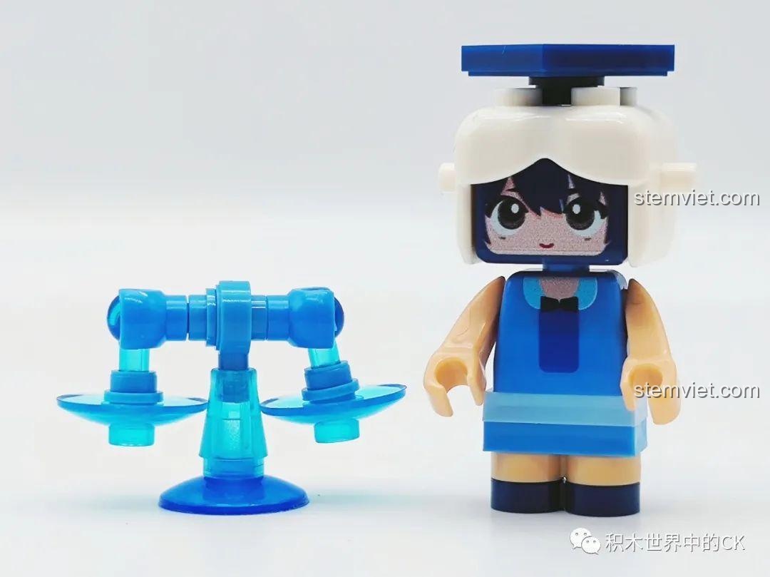 Đánh giá minifigure Thiên Bình (Libra) và chiếc cân trong bộ đồ chơi 12 Cung Hoàng Đạo Pixel Planet 8001.