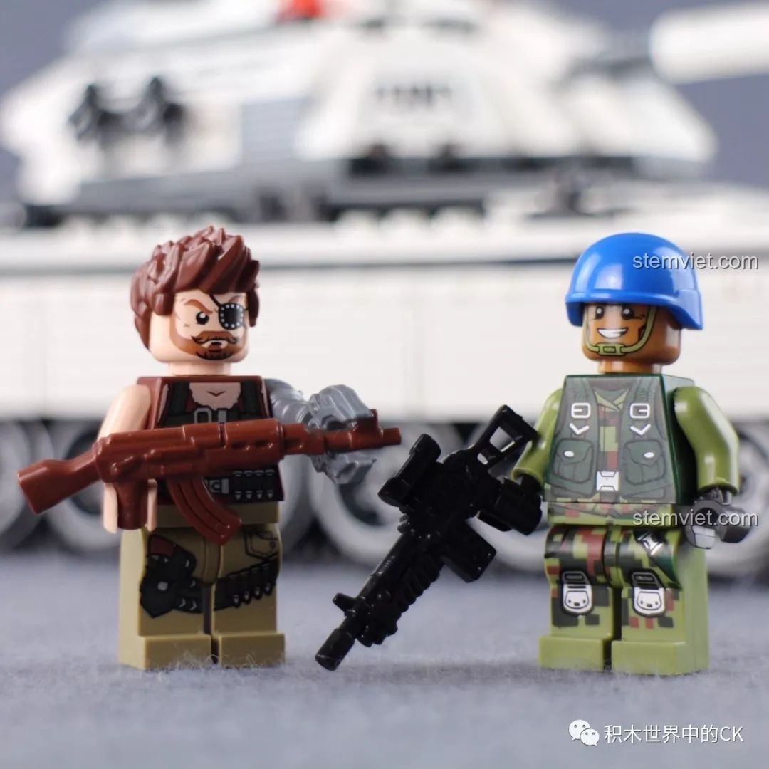 Mô hình xe tăng quân sự ThunderMission QMAN 3206 đã hoàn thiện, thể hiện giá trị giáo dục và giải trí của bộ đồ chơi lắp ráp.