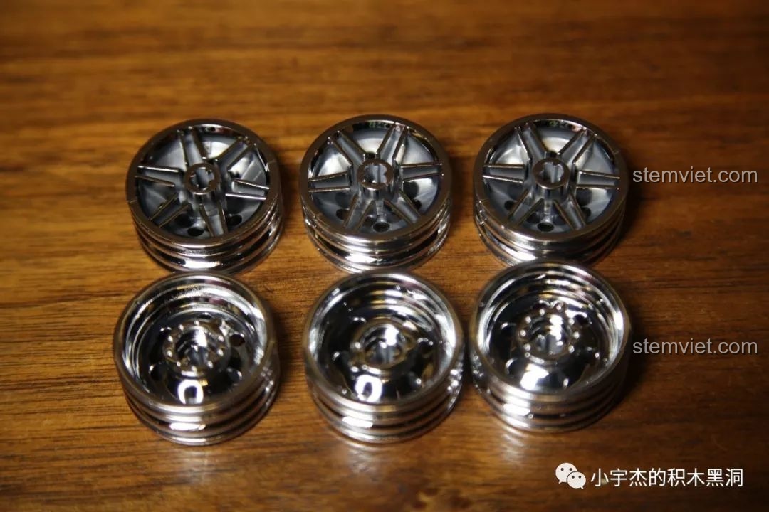 Vành bánh xe mạ chrome của bộ lắp ráp Sembo 701650, đồ chơi xây dựng Xe hơi cổ điển Mercedes-Benz 770K 701650 xịn giá rẻ.