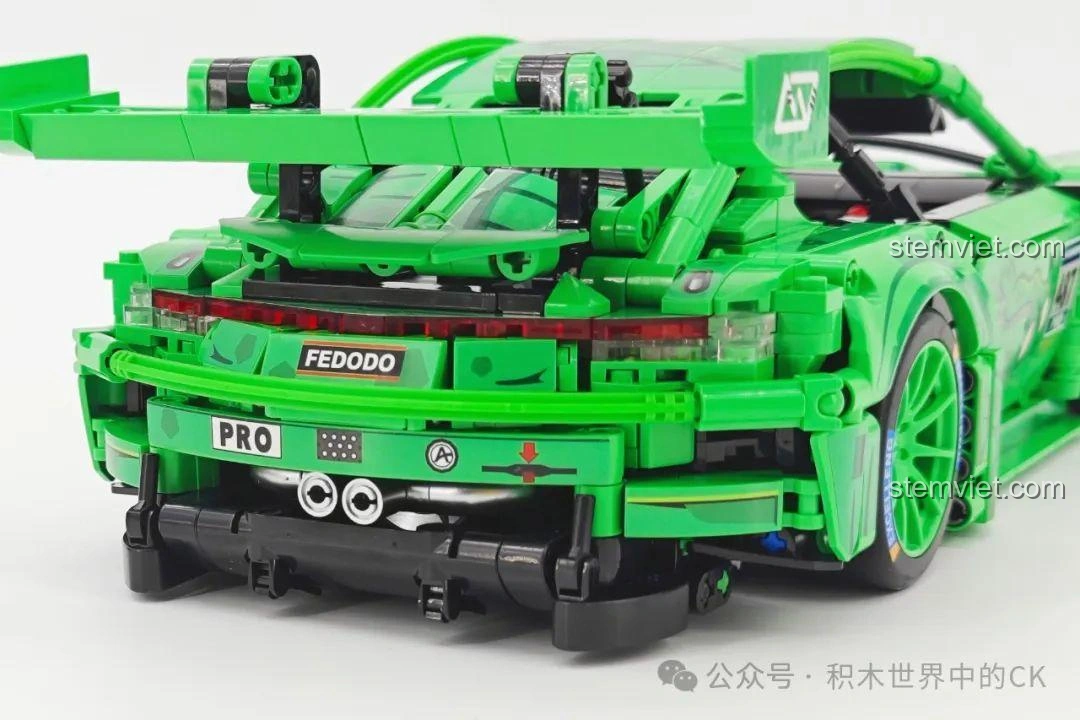 Hướng dẫn lắp đặt module điều khiển từ xa cho bộ lắp ráp Sembo 715019 Siêu xe Porsche Bá Vương Long.