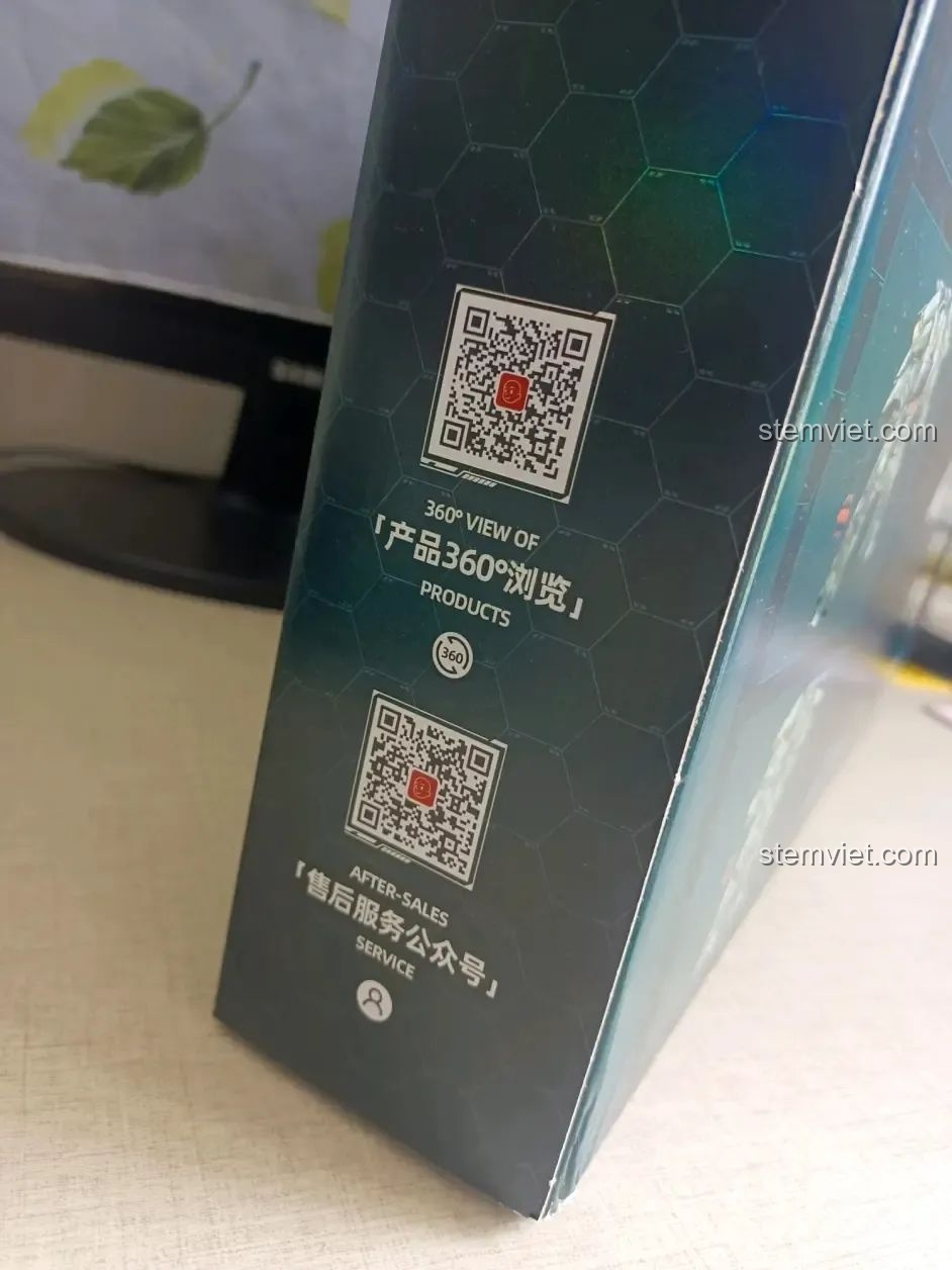 Mã QR trên hộp bộ lắp ráp Sluban M38-B1153 Robot Diệt Tận Thế để xem mô hình 3D và hỗ trợ.