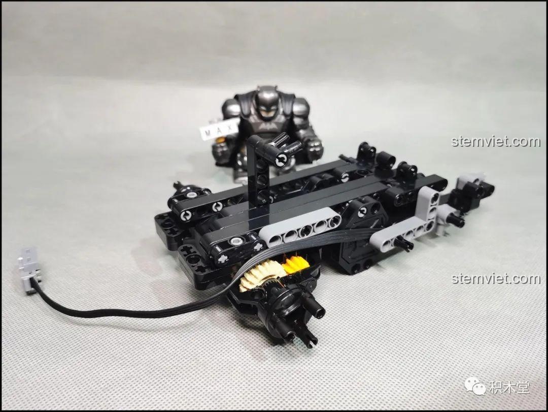 Lắp đặt hệ thống truyền động và các chi tiết cơ khí của bộ Super 18K K-82 Honda Fit GK-5 Type R.