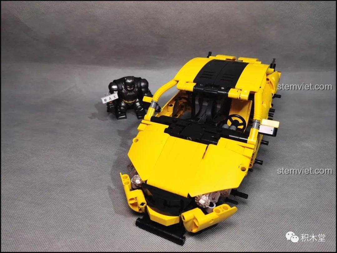 Chi tiết ống mềm trên nóc xe của bộ Super 18K K-82 Honda Fit GK-5 Type R, cần cắt theo hướng dẫn.