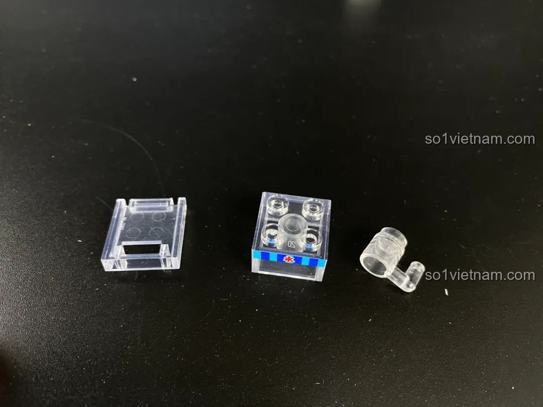 Chi tiết trong suốt của bộ lắp ráp