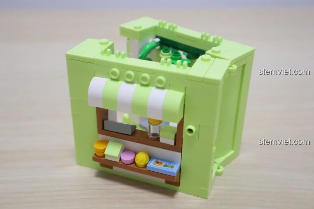 Cửa hàng果冻 Wekki So Good Little Shop Series 2 mở ra, để lộ không gian bên trong với các chi tiết nội thất.