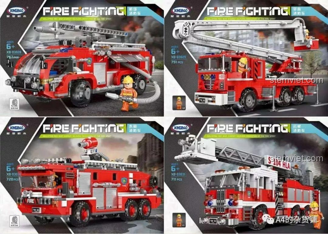 Tổng quan các mẫu xe cứu hỏa Xingbao, bao gồm review Xingbao XB-03030 Xe cứu hỏa chuyên dụng, đa dạng lựa chọn cho bé.