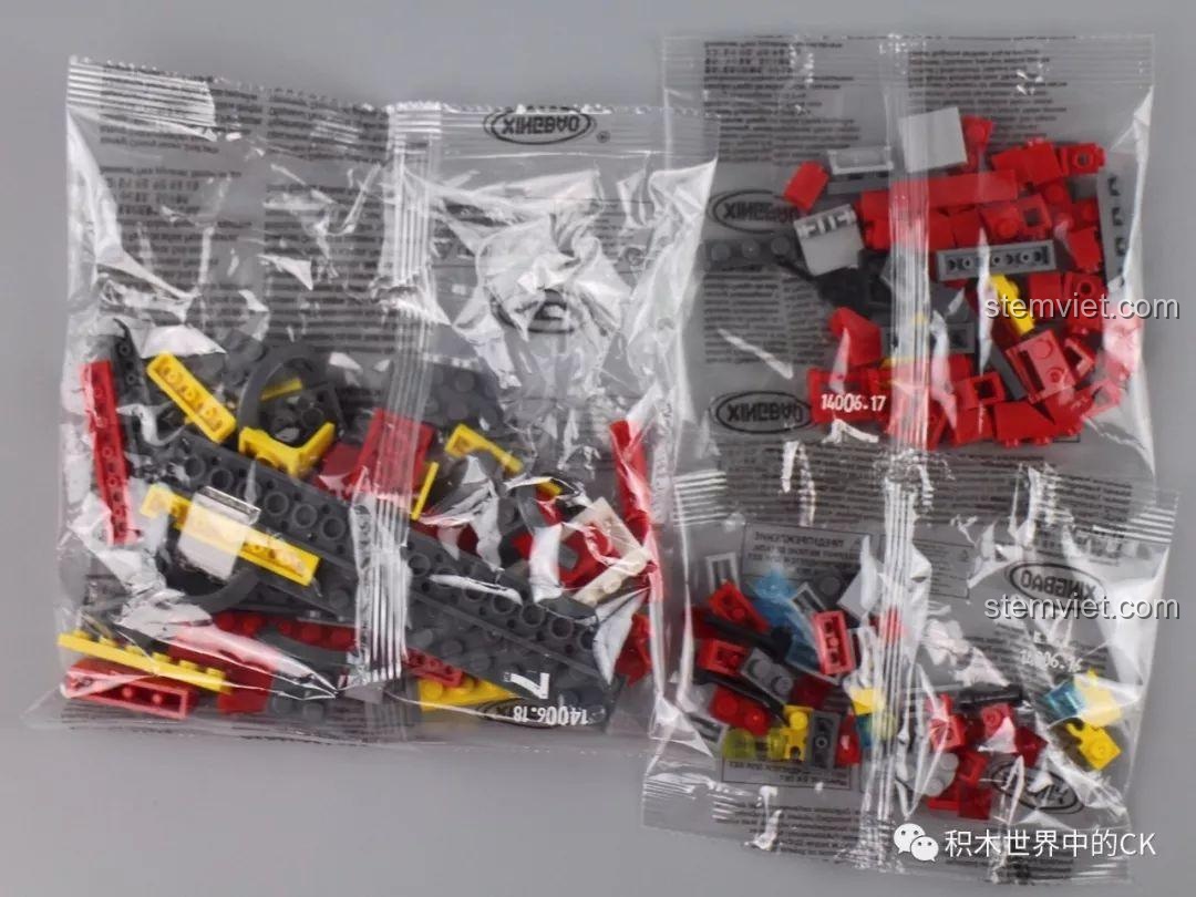 Chi tiết cốc nước bên trong Trạm Cứu Hỏa Lớn XINGBAO XB-14006.