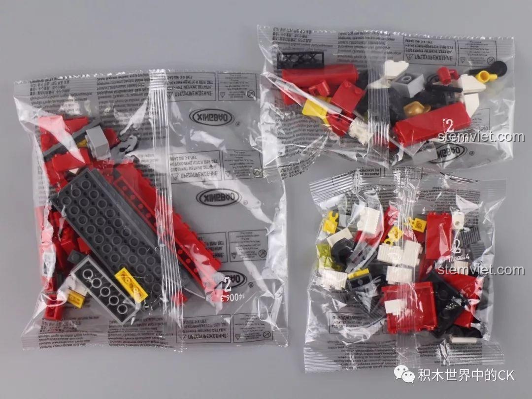 Chi tiết khu vực tập luyện chữa cháy với ngọn lửa trên bộ XINGBAO XB-14006.