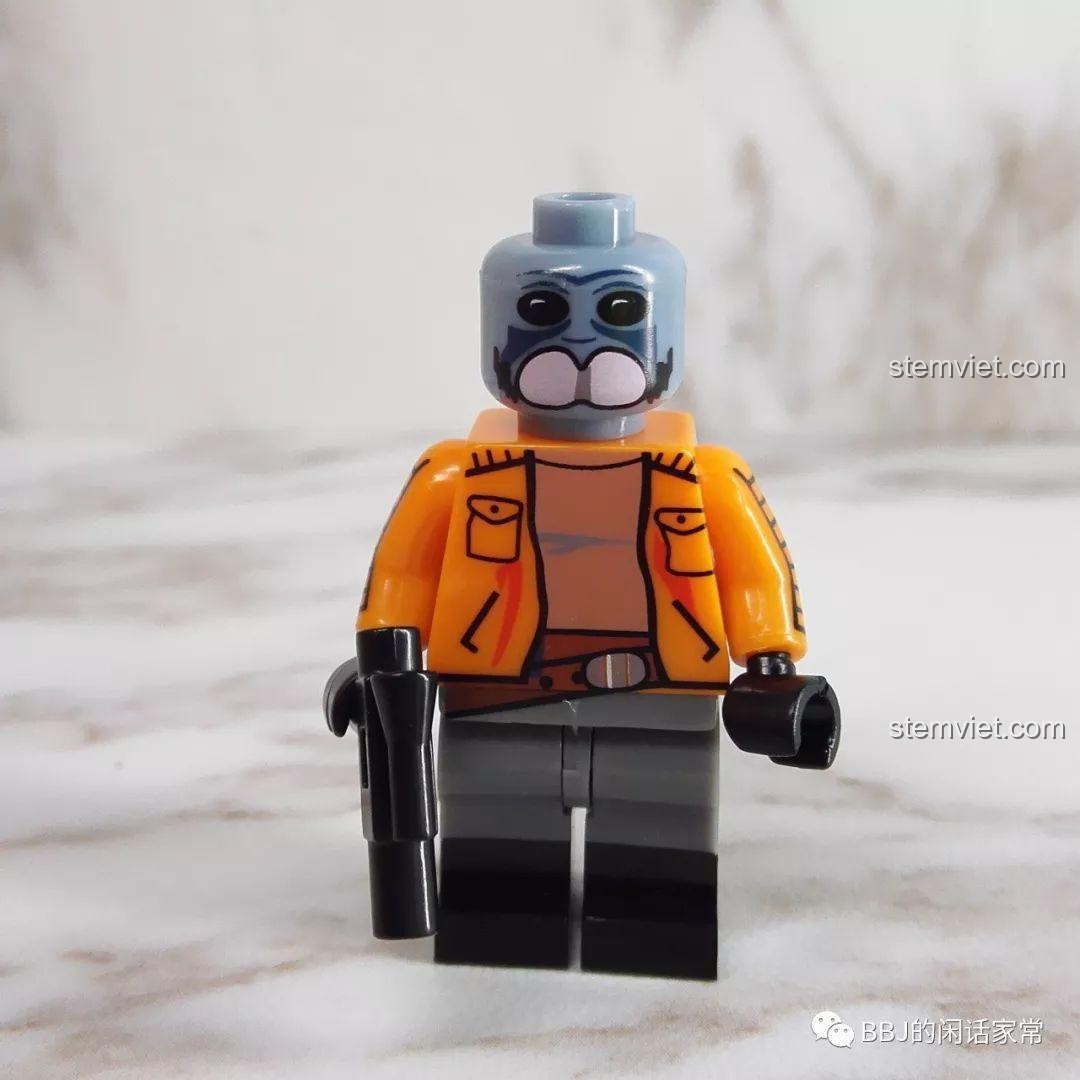 Minifigure Ponda Baba từ bộ XINH X0144 Star Wars, với biểu cảm khuôn mặt đáng yêu, phù hợp cho bé trai.