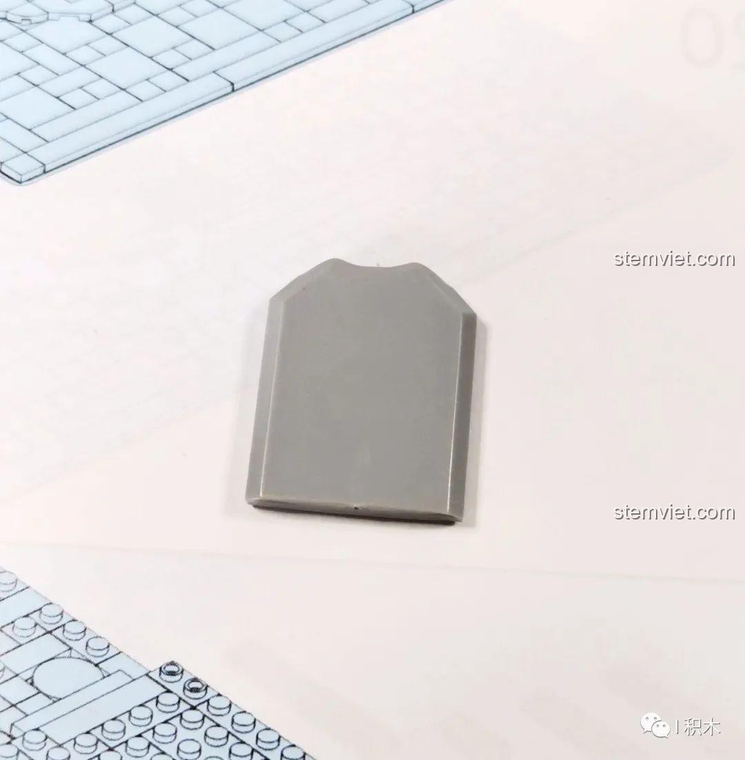 Một mảnh ghép bị khuyết của bộ Tòa Nhà Góc Phố Đa Năng Zhe Gao QL0919, minh họa lỗi sản xuất.