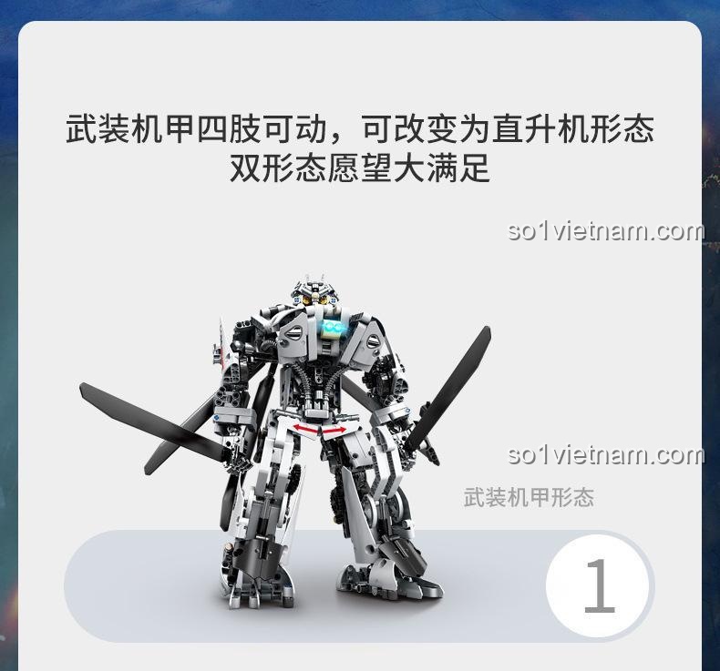 Robot Z-20 Armor GBL KY1084 với các khớp nối linh hoạt