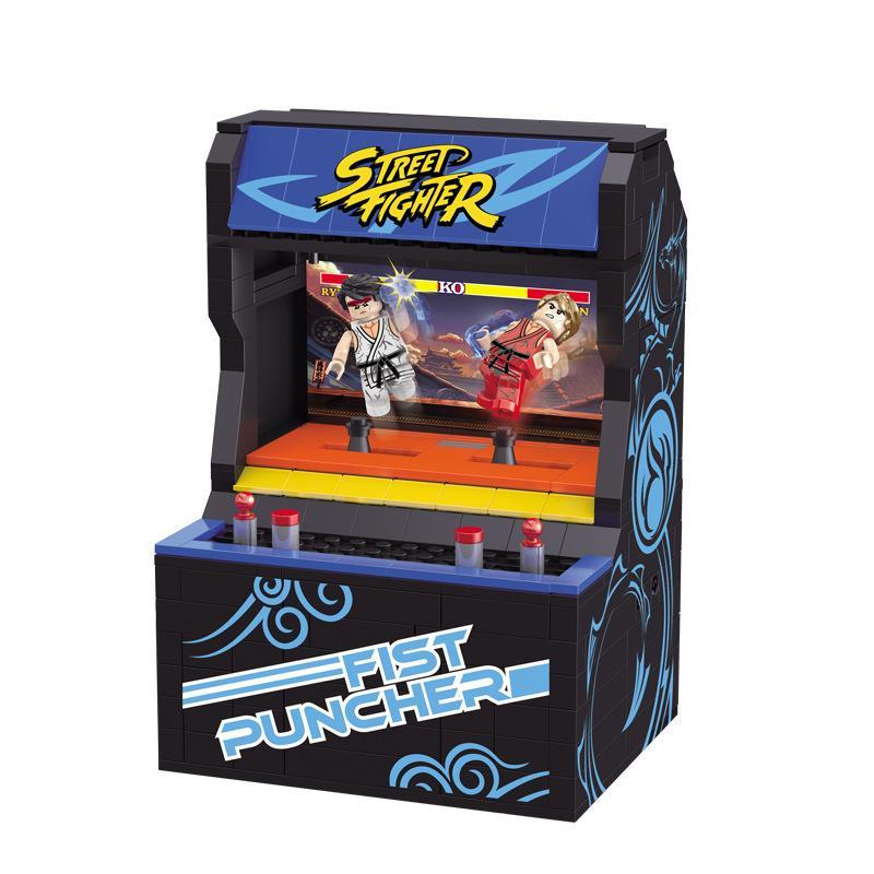 bộ đồ chơi Máy chơi game Street Fighter, mô hình máy game thùng đối kháng, phù hợp cho bé trai 6 tuổi, giá tốt.