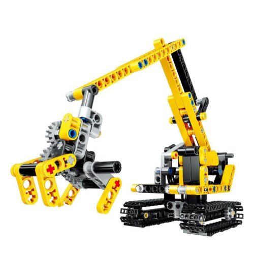 Bộ lắp ráp Máy xúc gầu ngoạm Ruizhi Feng 830, đồ chơi mô hình Technic cho bé trai 6 tuổi, giá rẻ.