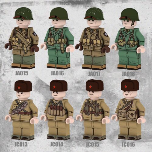 Bộ đồ chơi Minifigure lính Ruizhi JC016 chất lượng cao, tái hiện Lịch sử Hào hùng Chiến tranh Triều Tiên cho bé trai 8 tuổi, giá tốt.