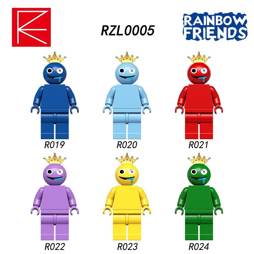 Bộ 6 Minifigure Rainbow Friends RZL0005 đồ chơi mô hình RZL chất lượng cao cho bé trai và bé gái khám phá thế giới đầy màu sắc