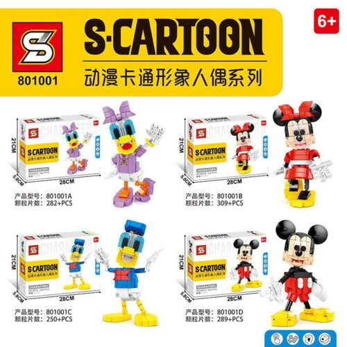 Bộ Lắp Ghép Nhân Vật Disney S-CARTOON 801001A Daisy Duck