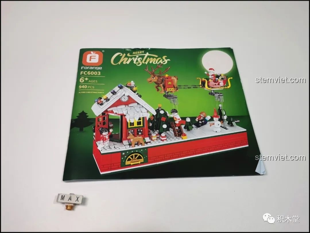 Sách hướng dẫn lắp ráp chi tiết của bộ Forange FC6003, với hình ảnh minh họa rõ ràng từng bước.