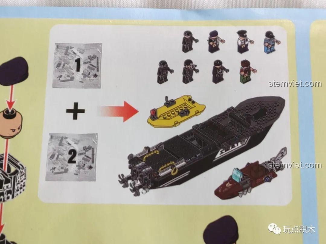 Sách hướng dẫn lắp ráp của bộ SEMBO 102467 cho thấy quy trình được phân chia thành các bước rõ ràng.