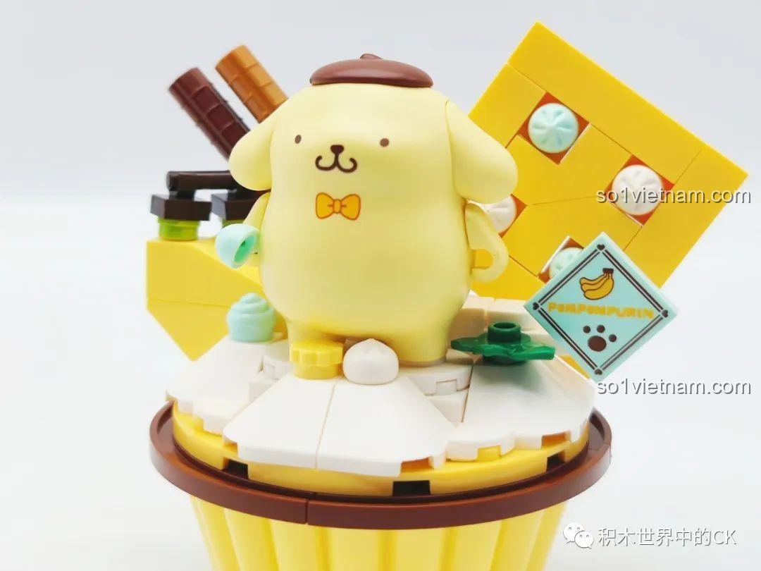 Chi tiết trang trí mô hình Pompompurin Keeppley